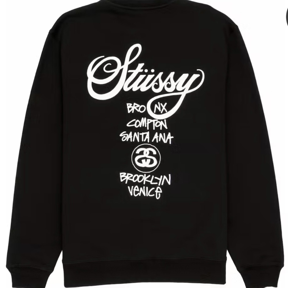 Authentic Stussy World Tour Crewneck Medium